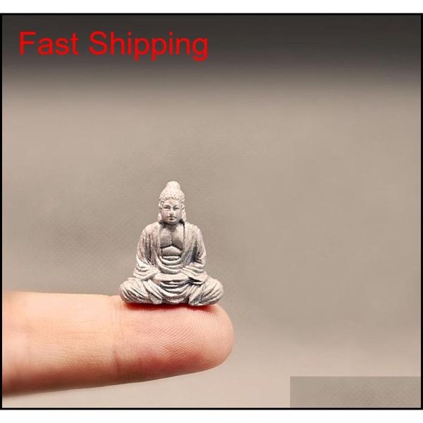 

new~1pcs buddha statue/fairy garden gnome/moss terrarium home decor/crafts/bonsai/bottle gar qylfgd dh_seller2010, Silver