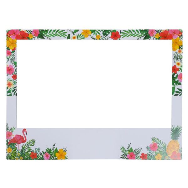 

frames 1pc hawaii summer party po frame hand-held prop supply
