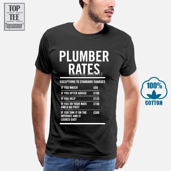 

sport plumber labour rates mens funny t shirt