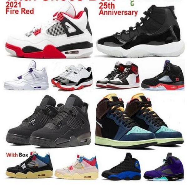 

new 2021 bio hack 1s fire red 4s 11 25th anniversary 5 what the 4s 11s basketball shoes sneakers men shoe wholesale