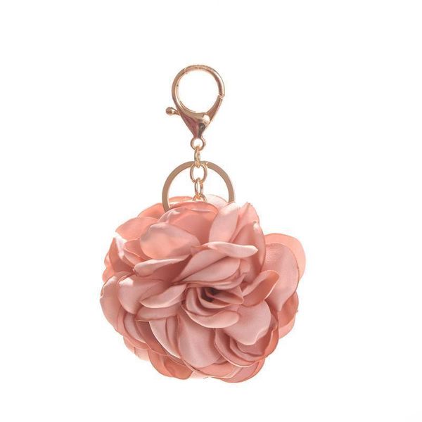 

new cloth rose flower key chain bag keychain for women car pendant key ring jewelry key holder eh589 h bbyrsn