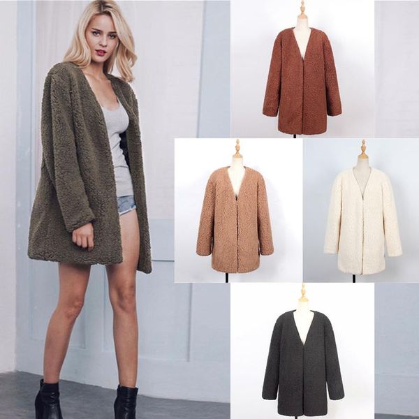 

women's fur & faux lanshifei t0871 garment multi color lamb parka middle long jacket spring fall china supplier coat, Black
