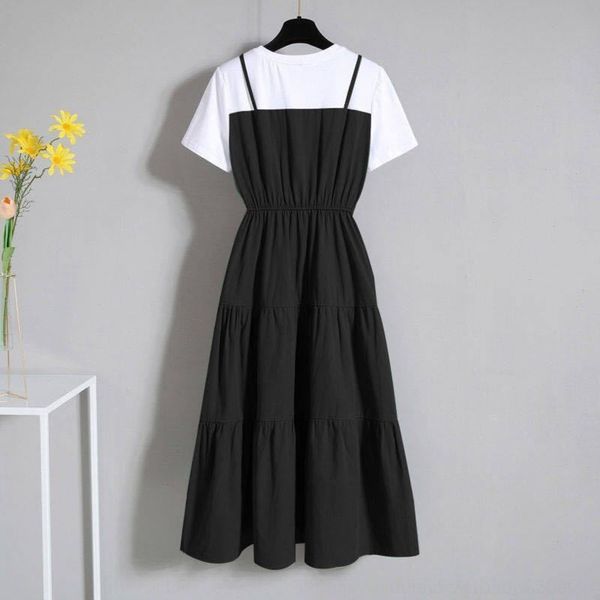 

j0cuh нового большая моды подвязки слинг skirtfake два кусок платье кусок слинга способа подвязки большая юбка юбка долго skirtfake два новы, Black;gray