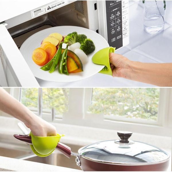 

silicone oven gloves wave furnace insulation pad cooking clip kitchen barbecue gloves tray dish rack oven hand clip bbyunh bwkf