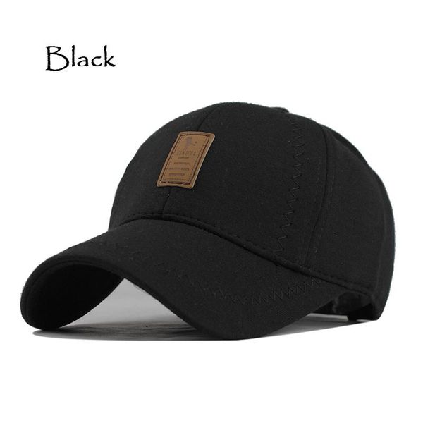 

flb] wholesale brand hat cap warm thickened cotton baseball cap bone snapback dad cap women knitted hat fitted hats for men sqcmcf, Black;white