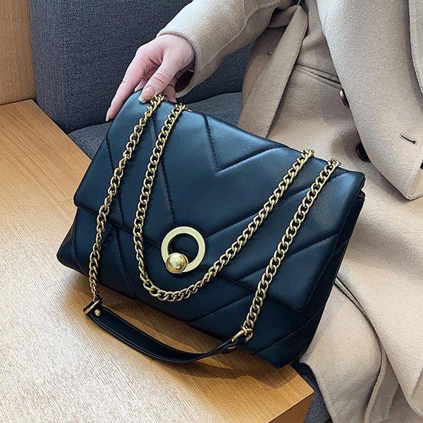 

малая цепь кожа pu crossbody сумка для женщин 2021 зимних сумки trend lady дизайнера женской сумка luxury hand