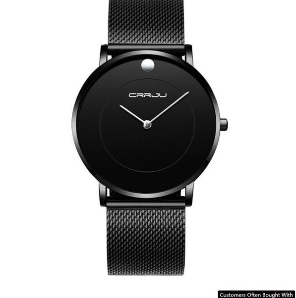 

seller new crrju mens watches to luxury brand business quartz slim watch men military sports waterproof dress wristwatch erkek saat, Slivery;brown