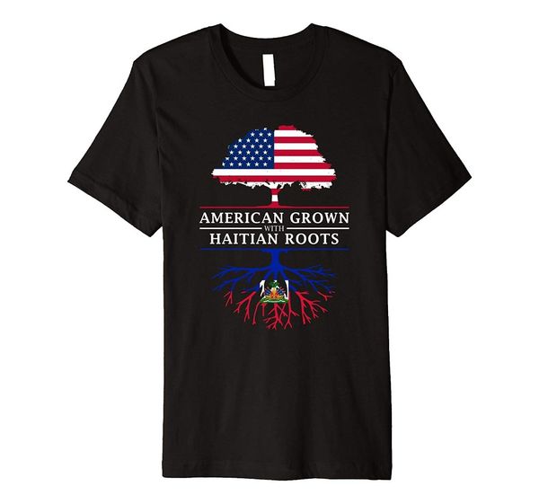 

новая мода горячие моды t-shirt марка american grown с гаитянский корни t-shirt - гаитянский рубашка смешные tee спорта с капюшоном толстовк