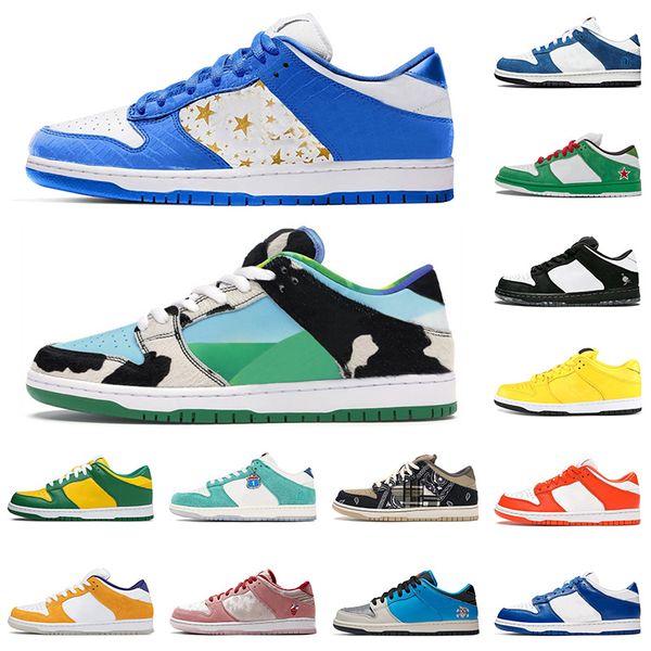 

wholesale 2021 new quality mens womens casual shoes chunky dunky kasina canary diamond trainers blue fury syracuse sport sneakers 36-45, Black