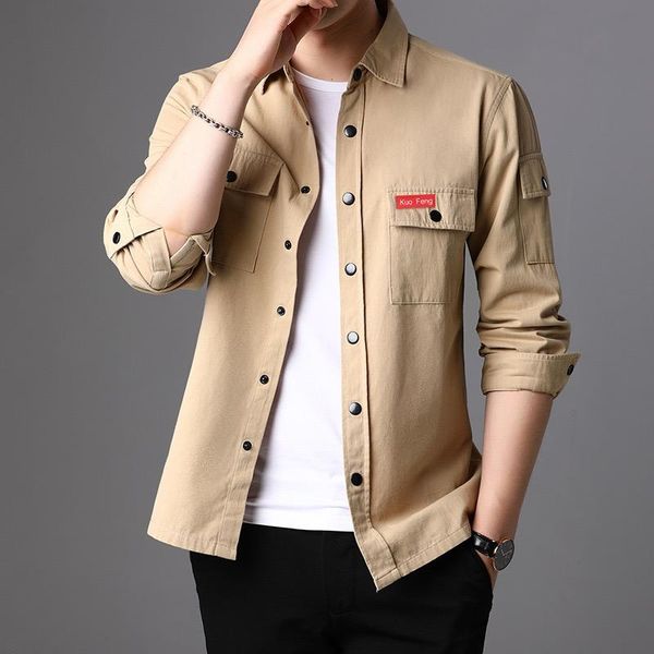 

men's casual shirts fashion 3xl long sleeve 100% cotton shirt men camisas, White;black