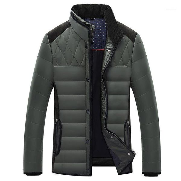

duck white 90% down jacket winter coat men puffer jacket men short slim parka down doudoune homme 004 yy13431, Black