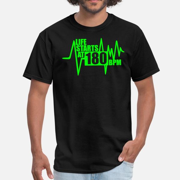 

жизнь начинается с 180 bpm t shirt заказной черный модный tracksuit фуфайки hoodie