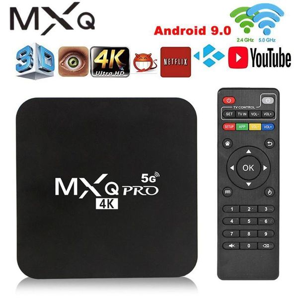 

tripod heads mxqpro media-player tv-box wifi smart-tv android 9 s905w quad-core 4k hd 2gb 16gb 3d 5ghz1