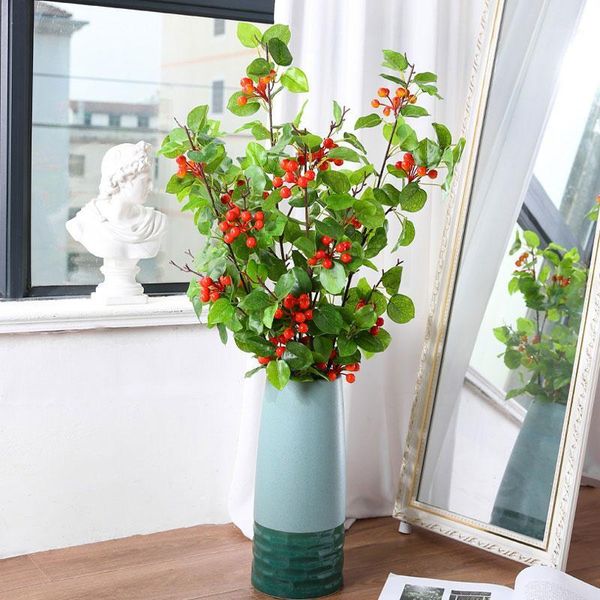 

decorative flowers & wreaths luyue artificial cherry branches home decoration fake plant living room vase floral1