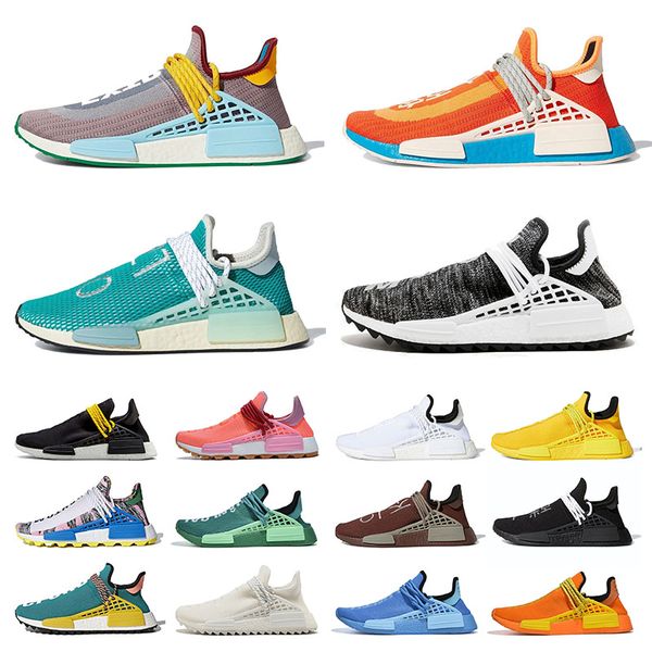 

2021 nmd human race extra eye men women running shoes pharrell williams bbc infinite species sneakers triple black white mens trainers