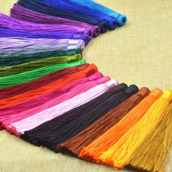 

5pcs multicolor polyester decorative tassel fringe diy craft supplies curtain garment sewing accessories jewelry making pendant h sqcpdz