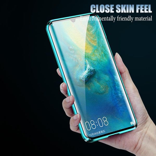 

huawei nova 7 pro case double side tempered glass metal bumper case for huawei nova 5t 7 6 se 5 5i h jllqqd