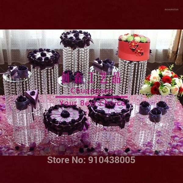 

personalized luxury acylic glass cake stand,wedding decoration cake holder , birthday deco flower stands1