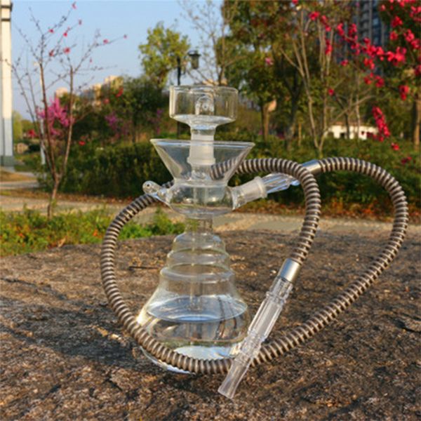 

zqbxjdw new supply of transparent set acrylic smoke large glass hookah nargile