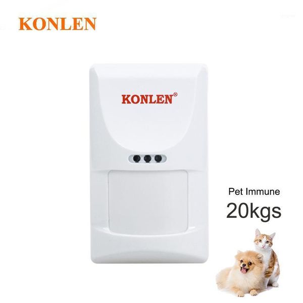 

smart home sensor pet immune pir motion infrared detector intruder movement detection alarm wireless 433mhz ev1527, wired 12v no nc wiring1