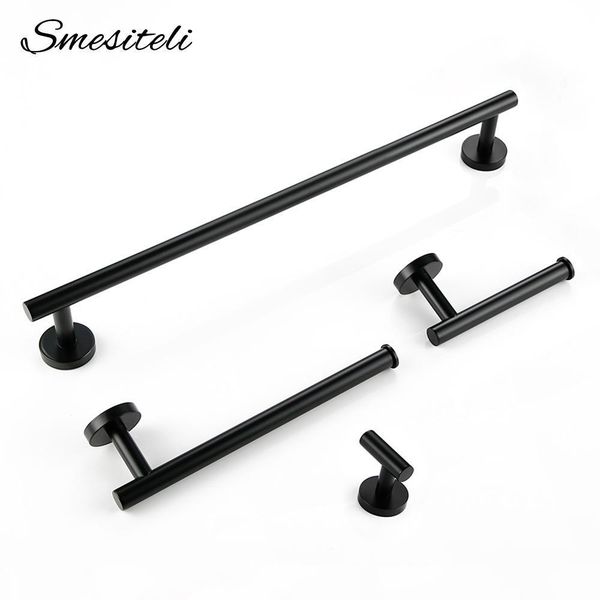 

bathroom hardware set black robe hook towel rail bar rack bar shelf tissue paper holder holder bathroom accessories bbyuoc mj_bag