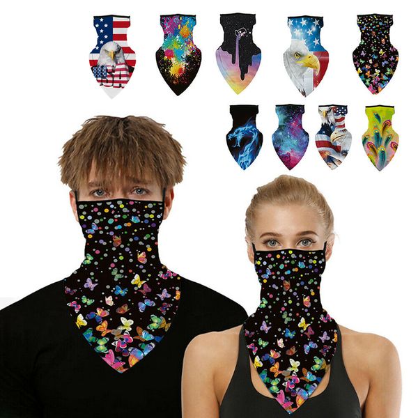 

protection outdoor protection breathable anti-uv sun printing uv bike cycling face cover bandana scarf mask