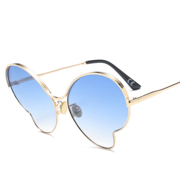 

fashion sun glasses cat eye sunglasses women lrregular 2018 trendy retro luxury vacation travel beach glasses female goggle, White;black