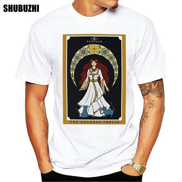 

рубашка скандинавской языческие wiccan фрея witch карта таро викка колесо фортуны на заказ graphic tees tee shirt спорта с капюшоном hoodie