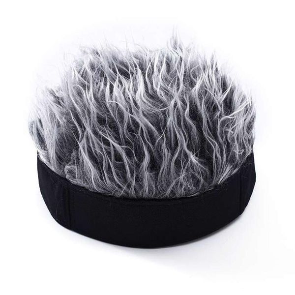 Männer Frauen Beanie Perücke Hut Spaß Kurze Haare Kappen Atmungsaktive Weiche für Party Outdoor Hip Hop Simulation Perücken Hüte