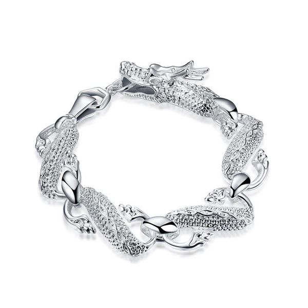 

charm bracelets dragon chain for men fashion jewelry, Golden;silver