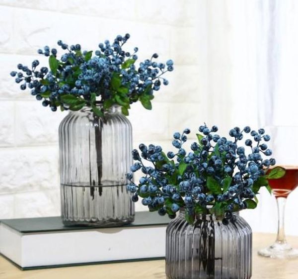 

bunch of artificial berry european high-end home living decor simulation fruit blueberry fruit weddin jllotr loveshop01