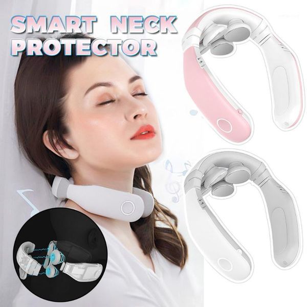 

fitness balls multifunctional three-head cervical vertebra instrument neck massager smart massage physical electromagnetic pain relief #n1