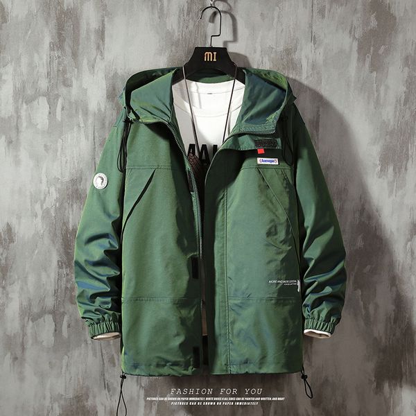 

2021 new men streetwear windbreaker korean casual autumn spring baseball jackets coats w752, Black;brown