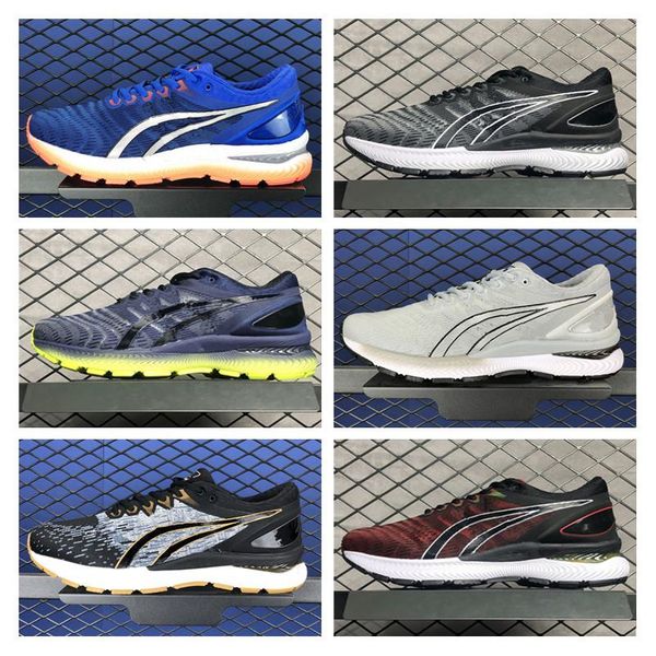 

gel nimbus n22 360 sneakers for men trainers men's running shoes man sports shoe male jogging chaussures athletic training hommes baske, White;red
