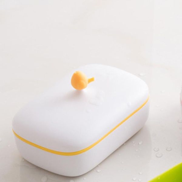 

fresh double-layer drain soap box creative handmade soap holder wash set1