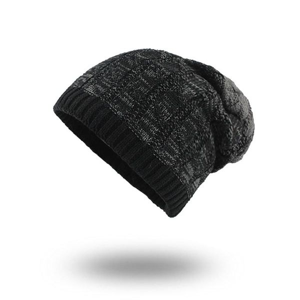 

flb] теплый мужчины шляпы шарф cap вязаная зима шапочки для мужчин женщины шерстяной шарф шапки балаклава маска gorras bonnet трикотажные f, Black;white