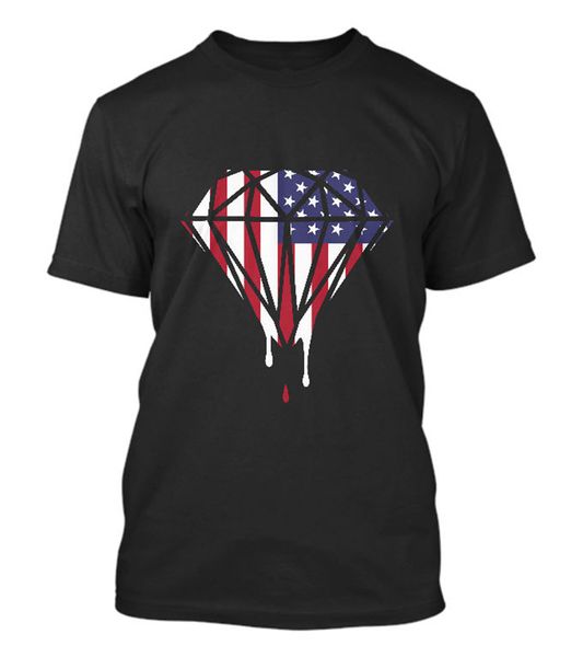

usa flag diamond dripping 4th of july american pride melting loose size ajax funny hoodie designers t shirts sweatshirt