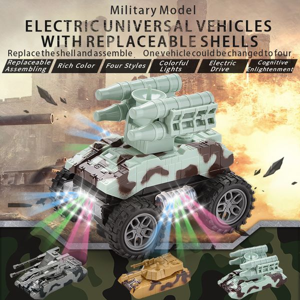 

kid assemble military model toy 4 styles military model boy fun tank model toy kid christmas gift