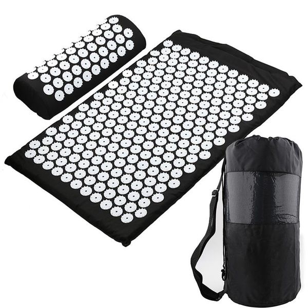 

massager cushion massage yoga mat acupressure relieve stress back body pain spike mat acupuncture mat sqcbdk pingtoy