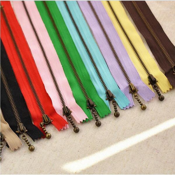 

tools# 100pcs 3# 40cm 30cm 20cm 15cm 12cm metal nylon coil zippers diytailor sewing tools garment accessories cremalleras costura au1891