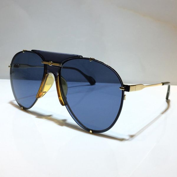 

0740 new fashion sunglasses with uv 400 protection for men and women vintage oval invisible metal frame popular come with case, White;black