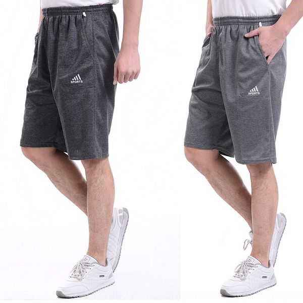 

capris men's pants shorts beach pantscasual sports shorts thin middle aged and elderly summer loose high waist plus large size men&#039, Blue