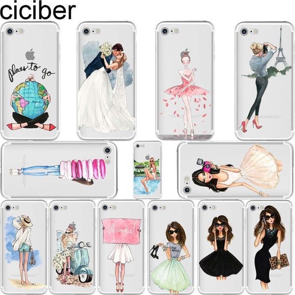 

ciciber soft silicon sheath and girls' vip 6 6s 7 8 plus 5s se xvfe1