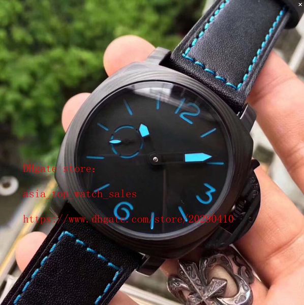 

elling latest version p700 00700 watch mechnaical automatic 45mm black dial carbon fiberl case mens watches, Slivery;brown