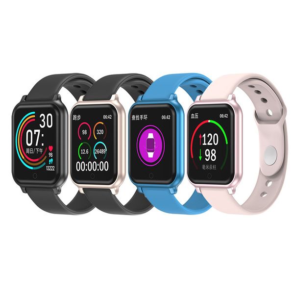 

43fgexercise bracelet heart t70 rate blood pressure sleep monitoring intelligent reminder waterproof smart watch