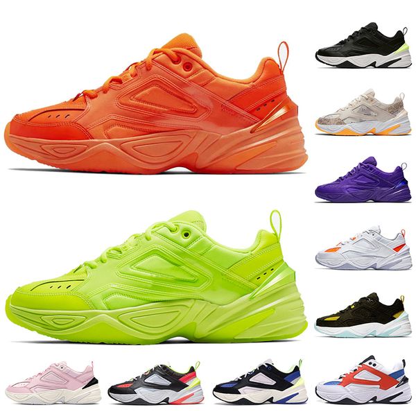 

2020 fashion zoom m2k tekno women mens running shoes gel orange volt white black pink denim outdoor jogging trainers sneakers size 36-45