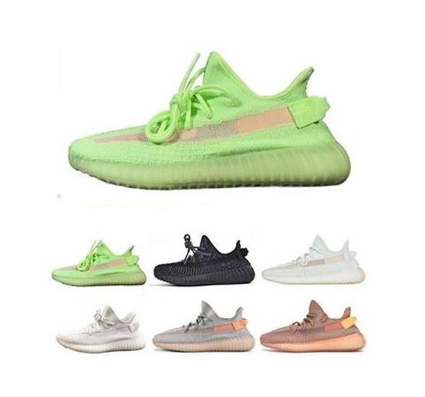 

true from kanye v2 hyperspace clay static reflective butter sesame cream zebra beluga infant blue tint men women sports running shoes