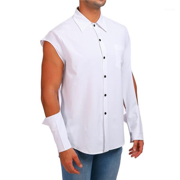 

brand men shirt long sleeve chemise homme 2019 fashion business design mens slim fit dress shirts casual camisa social blouse1, White;black