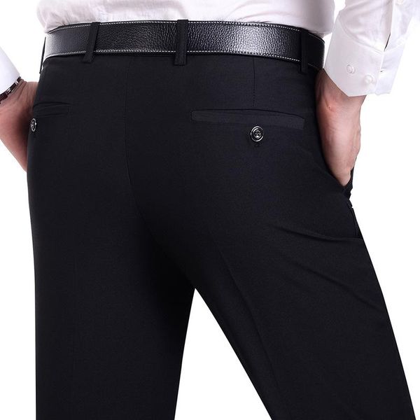 

suit pants men fashion dress pants social mens dress black formal suit business male wedding casual men trouse, White;black