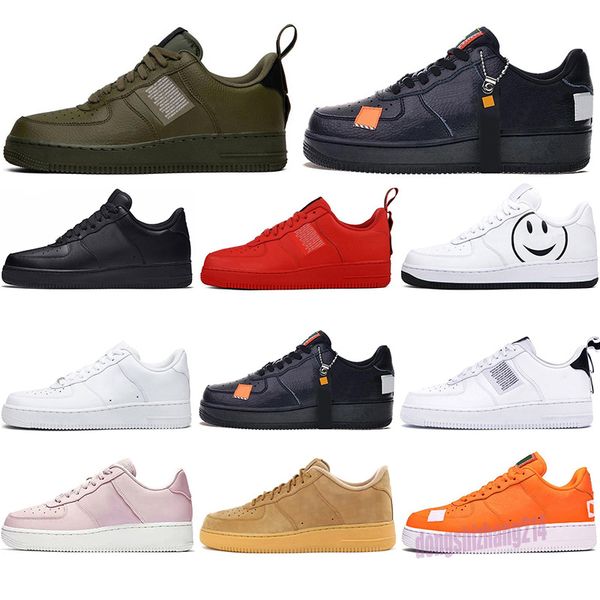 

2021 utility volt black white skatboard shoes women men pro cut one utility olive dunk 1 chunky flats casual sport sneakers 36-45 d21